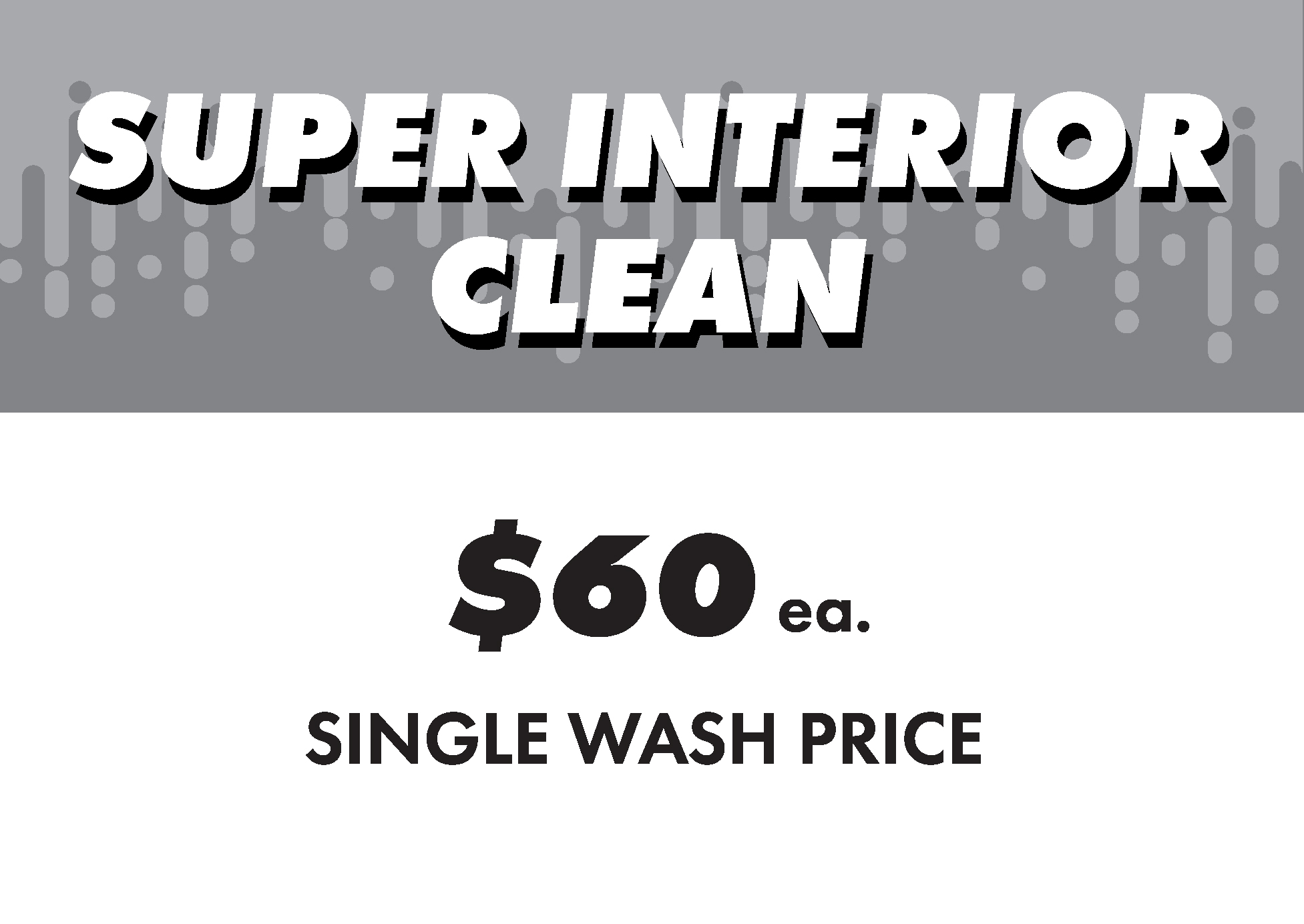 super interior clean price card